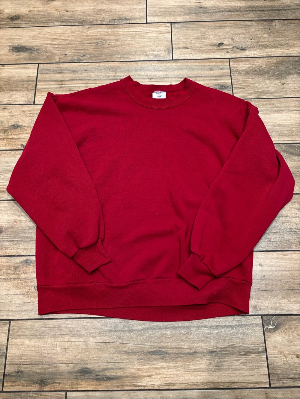 Vintage Jerzees NuBlend Crewneck Sweatshirt Burgundy Maroon Blank 2XL